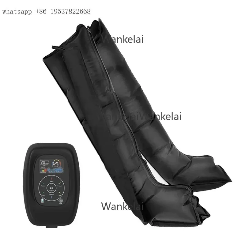 Customized OEM ODM Factory Price 6 Chambers 360 Degree Relax Muscle    Circulation Air Compression Boots for Fitness Center