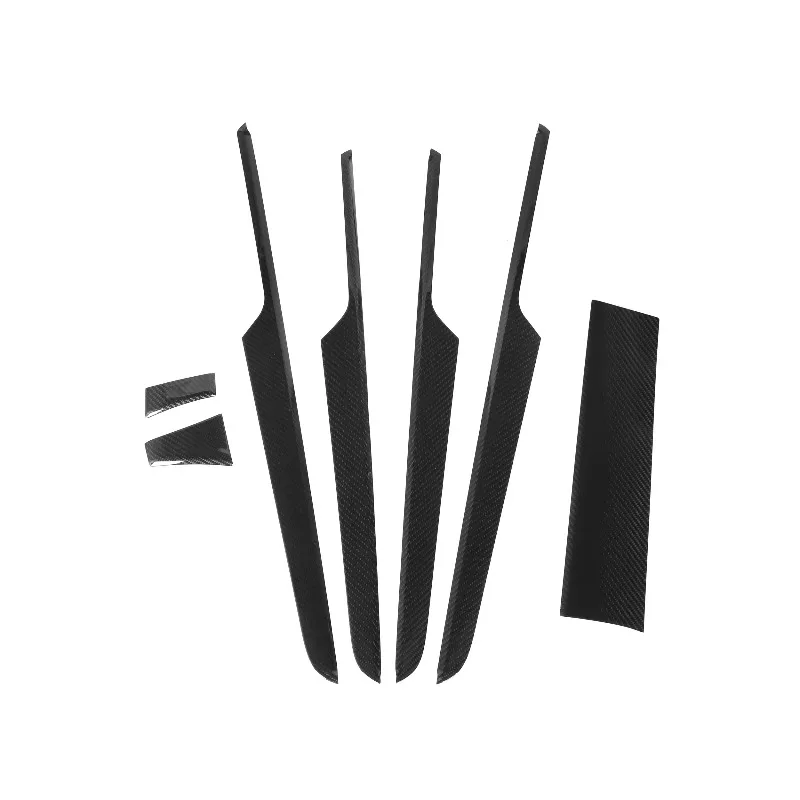 7 PCS Dry Carbon Fiber Stick on Luxury Interior Trims