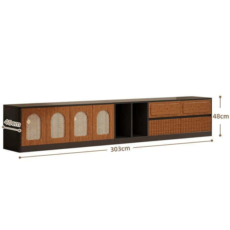Wall Shelving Monitor Stand Solid Wood Farmhouse Vintage Accent Tv Cabinets Crystal Rustic Dresser Meubles Home Furniture
