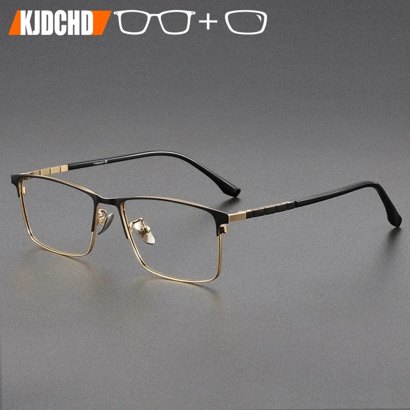 kjdchd-business-men's-titanium-optical-glasses-square-blue-light-blocking-reading-progressive-prescription-eyeglasses