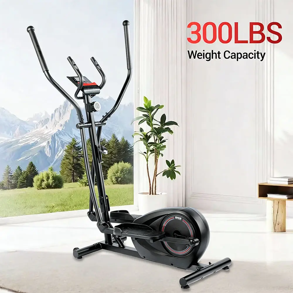 Home Fitness Cross Trainer Magnetically Controlled Stepper Elliptical Trainer for Weight Loss Manual Method