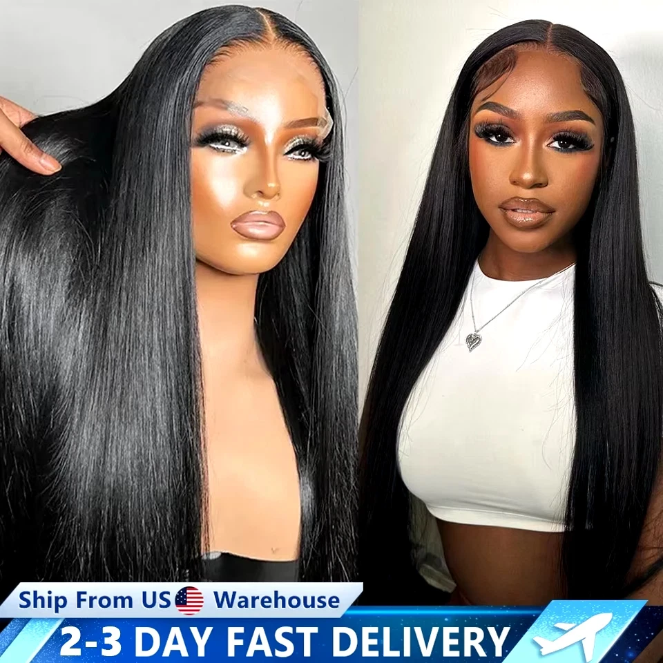 

Ready To Wear Straight Glueless Wig Human Hair 5x5 Closure Wig Pre Cut Brazilan 13x4 Hd Lace Wigs Human Hair Pre plucked 30 inch