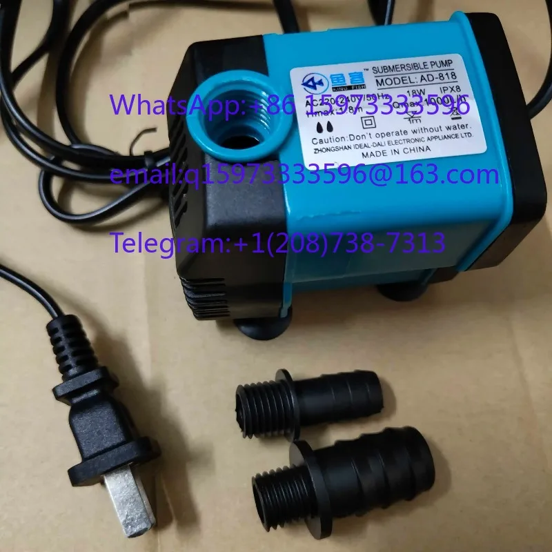 18W 25W Mini Water Pump AD-818/1300 For Home Mobile Evaporative Air Cooler Spray Fan Water Feature