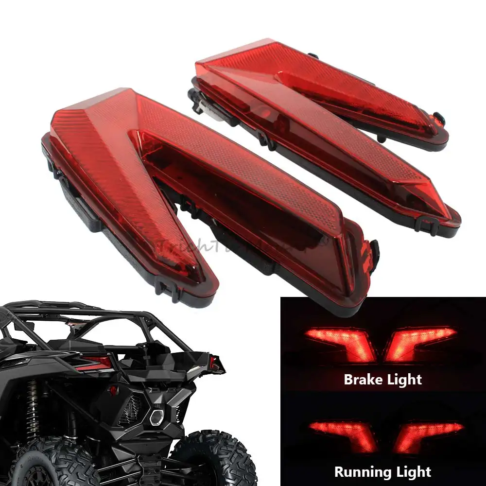 

UTV LED Tail Light Assembly For Can-Am Maverick X3 XRS XDS Max Turbo R RR 2017-2024 Rear Taillight Brake Lamp Running Light