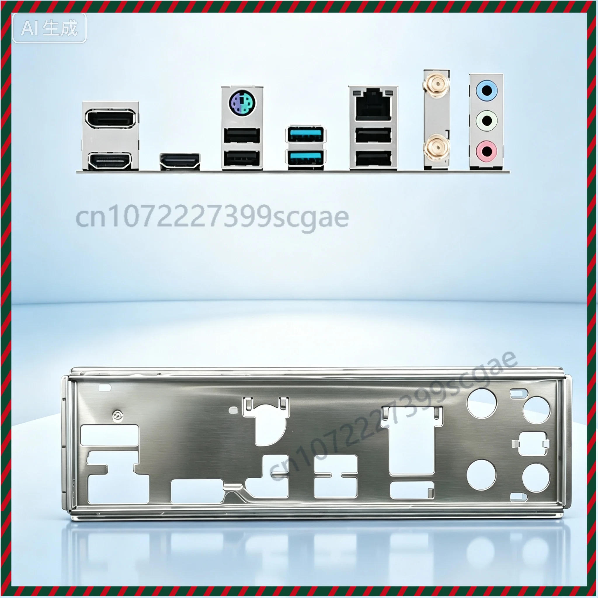 Replacement I/O Shield Back Plate for ASUS PRIME B760M-A WIFI D4 Motherboard Baffle