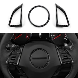 Car Sticker ABS Carbon Fiber Decal Interior Trim Cover for Chevrolet Camaro 2016 - 2024 Accessories