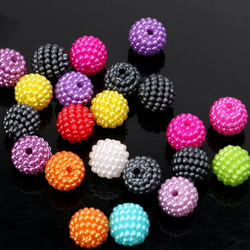 100pcs Acrylic Spacer Beads For Jewelry Making DIY Charm Bracelet Necklace Drop Shipping