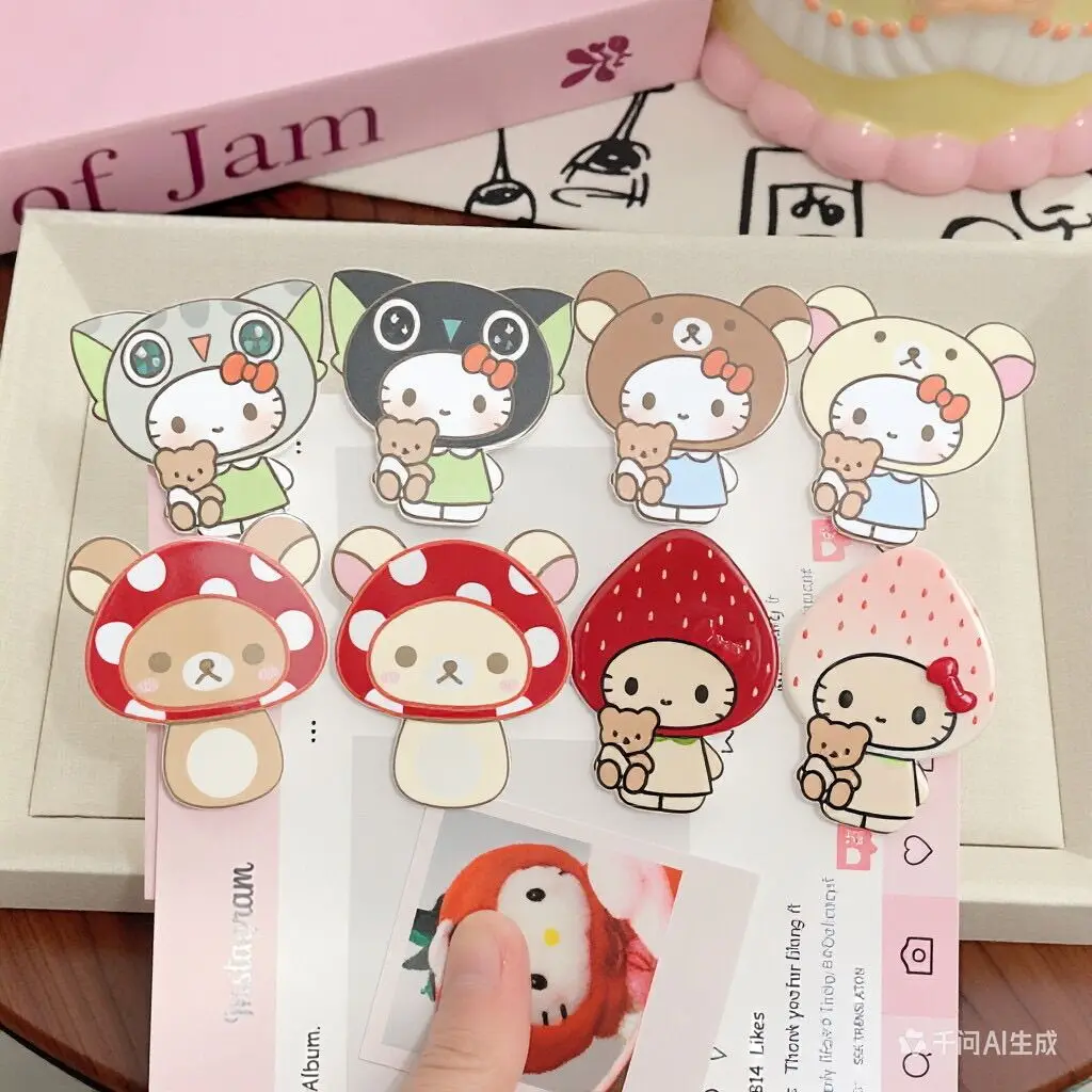 Hello Kitt kt hair clip Haripin cartoon easiest for match broken hair bangs clip duckbill hair accessories decor for kids girls