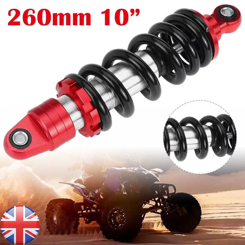 26 280mm 11'' Motorcycle Rear Shock Suspension ATV Motorcycle Accessories Bike Dirt Pit Absorber Metal