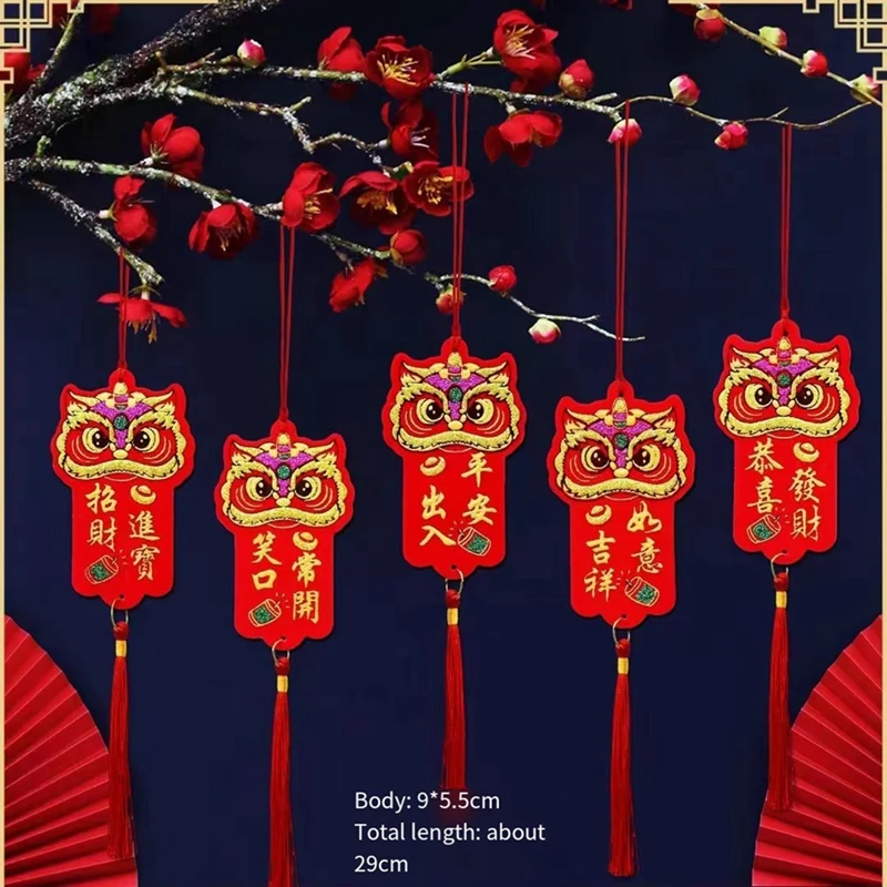 Chinese New Year Hanging Decoration 2024 Spring Festival Plant Pendant Chinese Lunar Year Hanging Ornament Home Deco