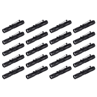 20X Flashlight Pen Torch Super Small Mini AAA XPE-R3 LED Lamp Belt Clip Light Pocket Torch With Holster