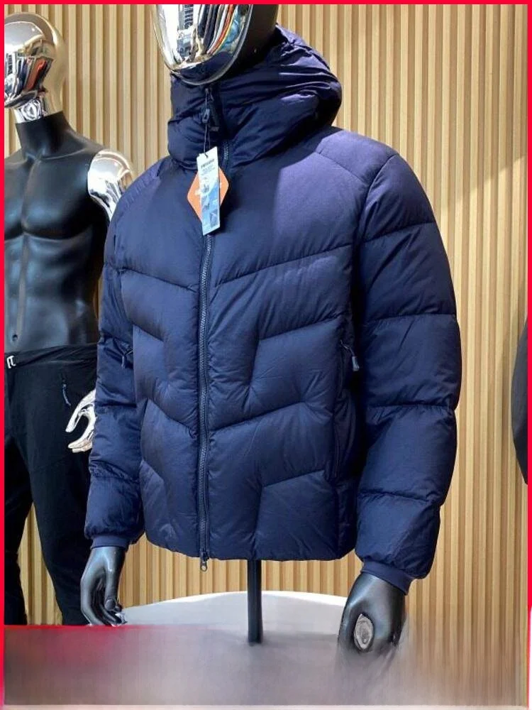 

Ultra-Light Thiened Nylon down Jaet for Men Winter Outdoor Wear Resistant Tear-Proof Warmth Padded Coat Zipper Sle