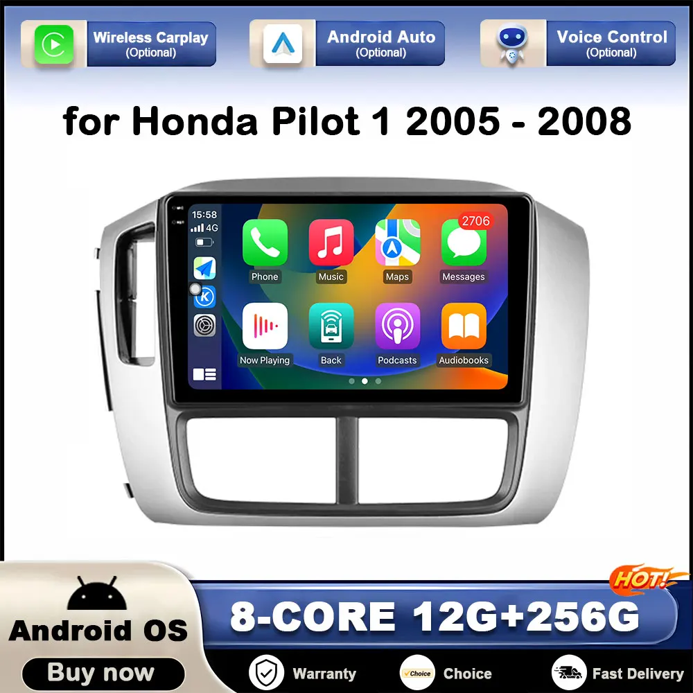 

9 inch for Honda Pilot 1 2005 - 2008 GPS Navigation Car Video Player Android Intelligent System DSP Stereo Autoradio Head Unit