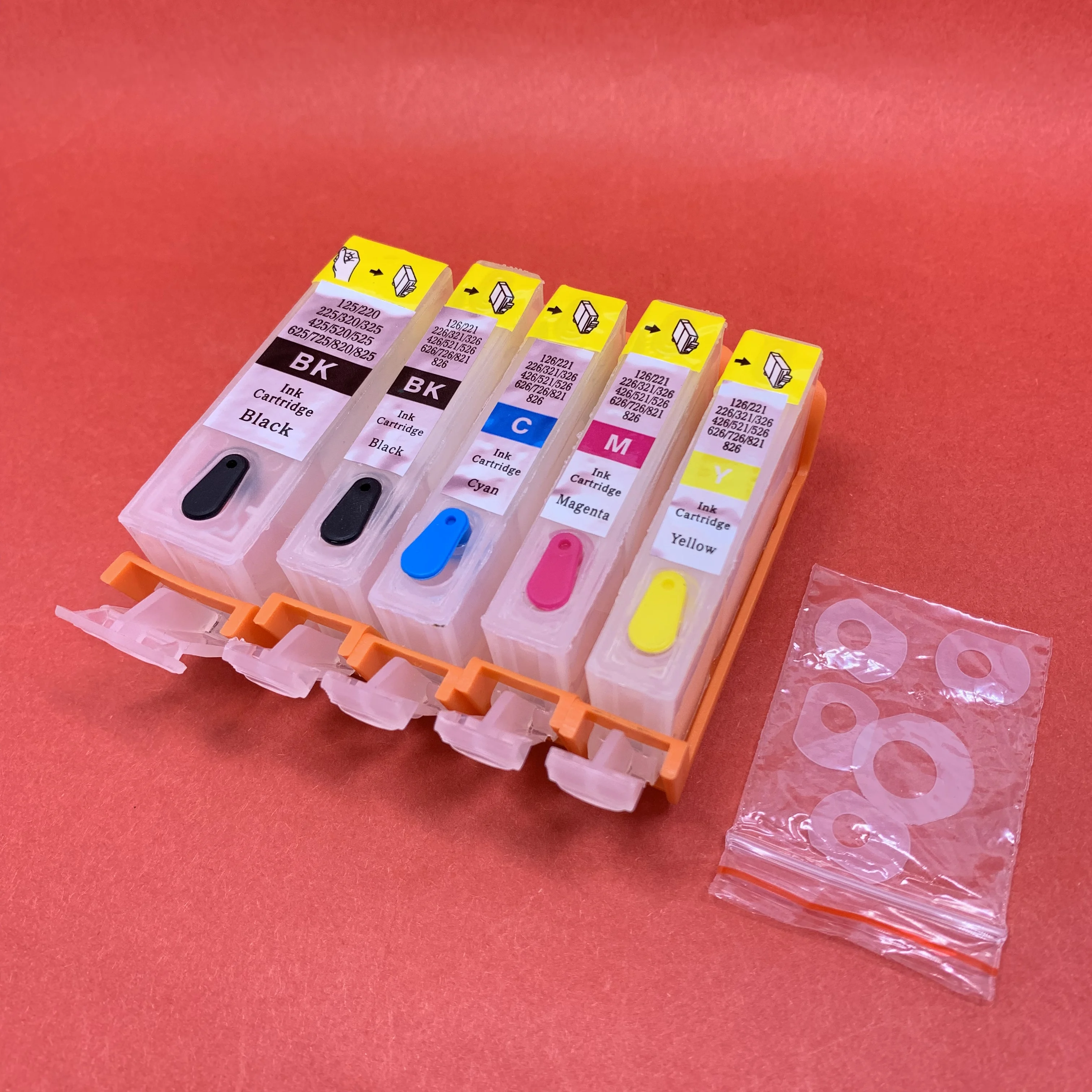 

Refillable Ink cartridge with ARC for PGI-725 CLI-726 PGI725 CLI726 for Canon IP4870 IP4970 MG5170 MG5270 MG5370 IX6560 MX886