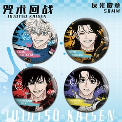 Anime Satoru Gojo Fushiguro Toji Ryomen Sukuna Choso Cosplay Costume Badge Pin SPTE Tinplate Brooch Accessories