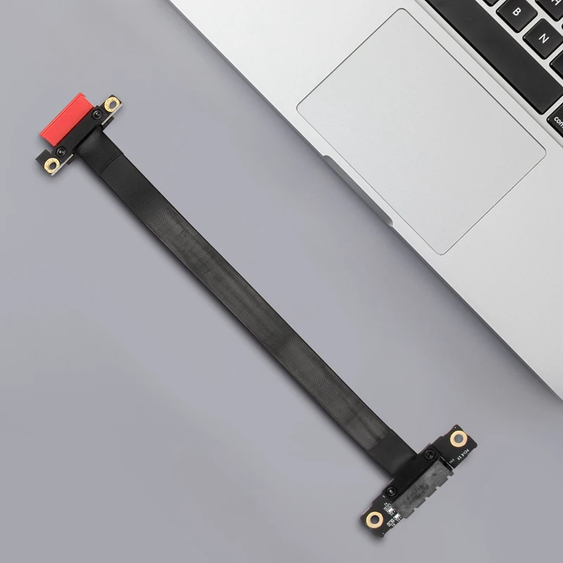 90 grados Pci-E Pci Express 1X a 1X ranura elevador tarjeta convertidor extensor cinta adaptador Cable de extensión Pci-E X1 chapado en oro para