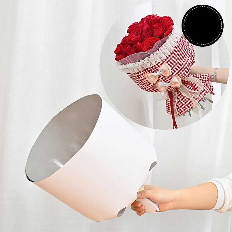 10 Sheets Shaping Paper Cardboard Round Bouquet Flower Packaging Lined With Cardboard