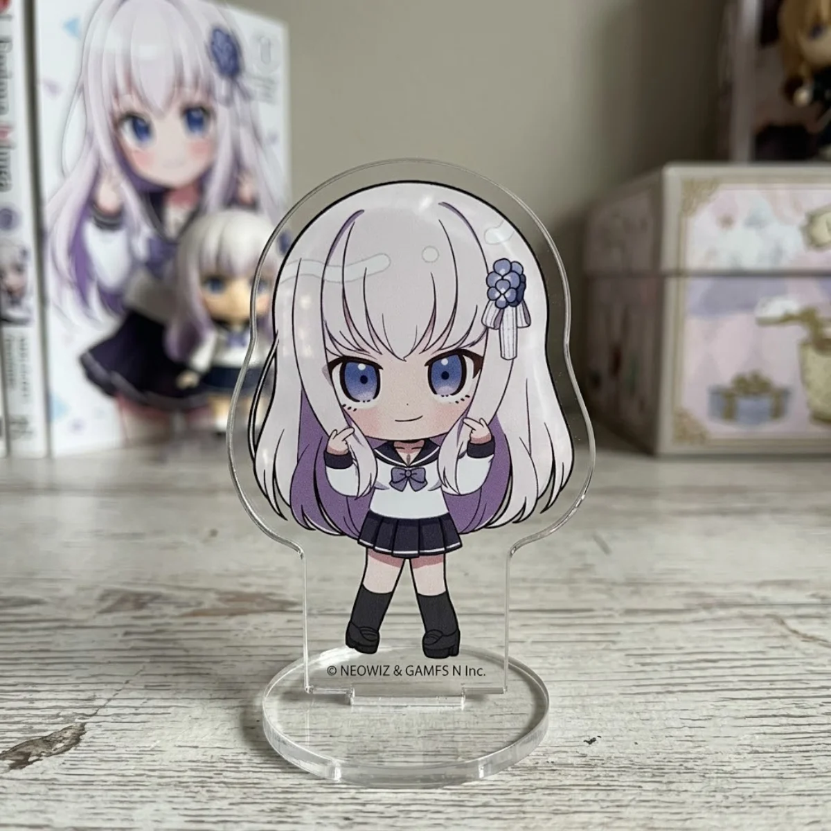 Anime Brown Dust 2 Acrylic Stand 10cm, Eclipse Figure, Nice Present For Gaming Shelf, Birthday Holiday Otaku Collection keychain
