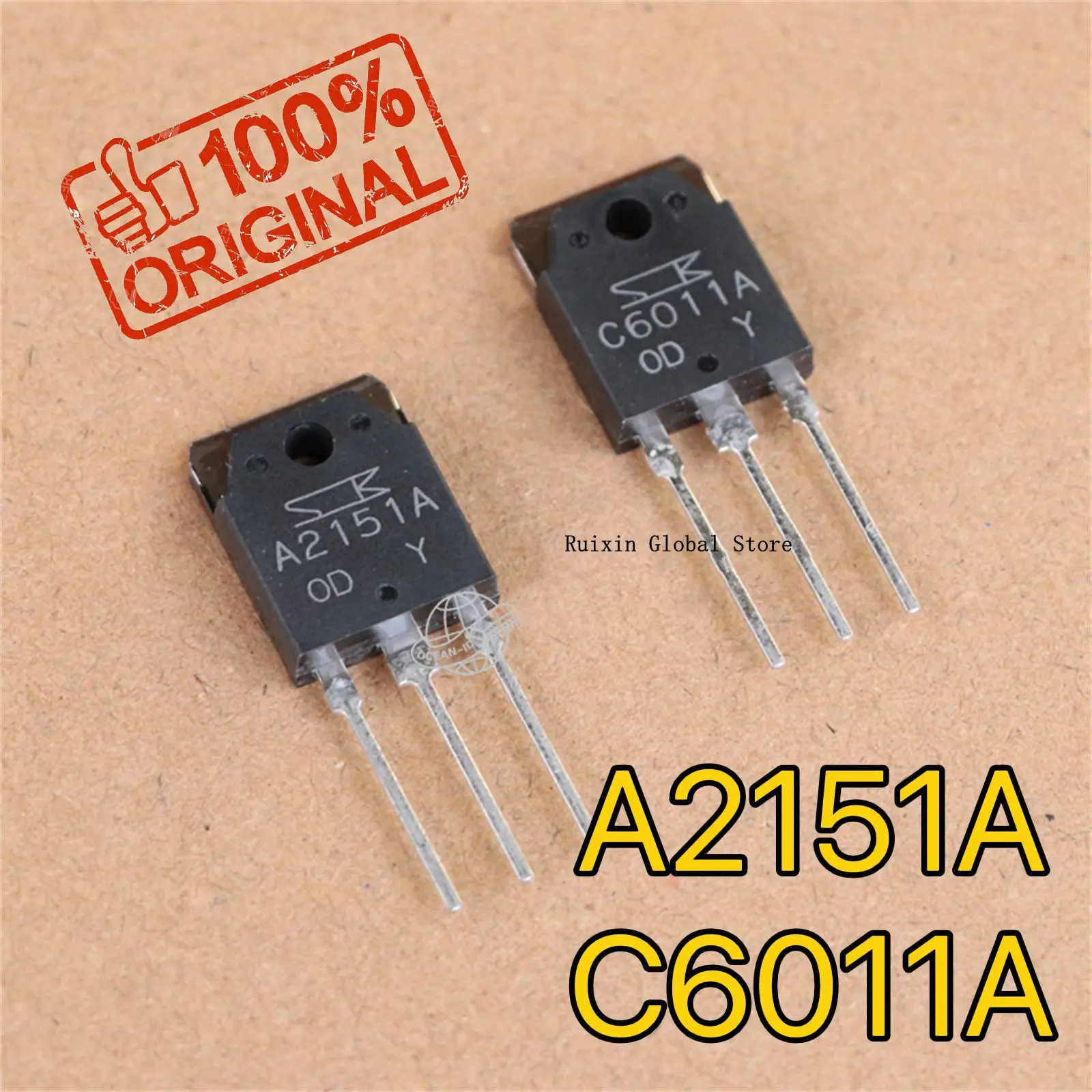 【2PCS】Original  Classic Sound 2SA2151A 2SC6011A A2151/C6011 amplifier pairing tube