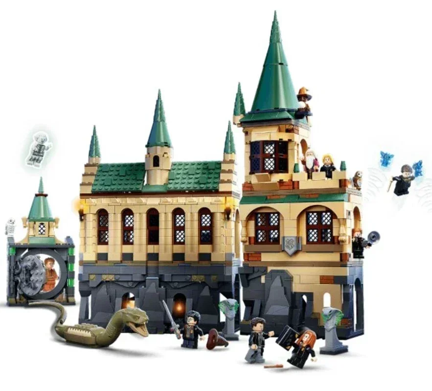 Ritterbus Quidditch-Wettkampf-Zimmer-Modell Baustein-Set Anime-Buch-Spielzeug für Geburtstagsgeschenke