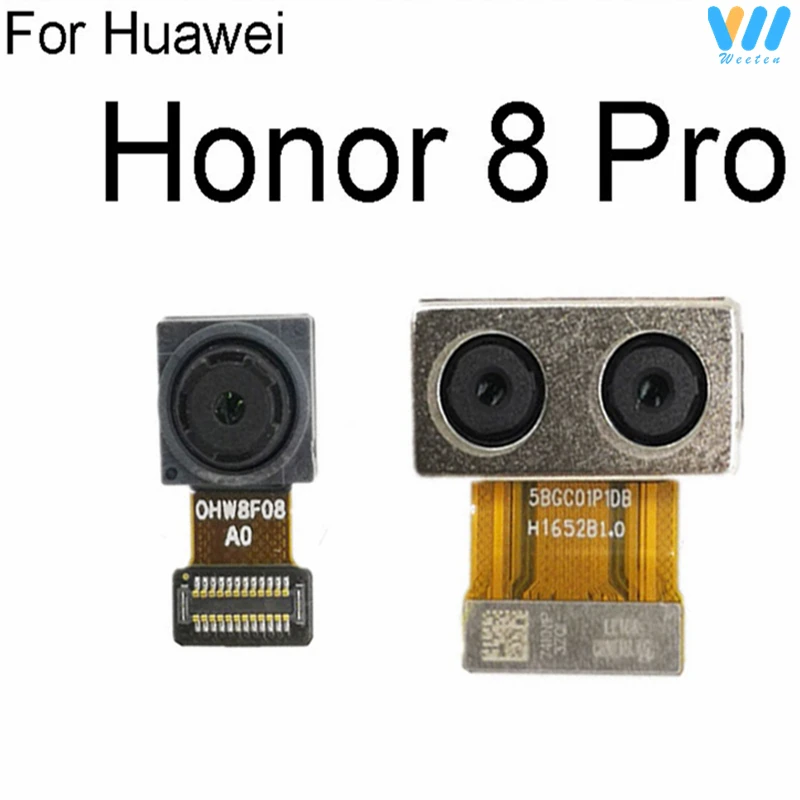 For Huawei Honor 8 8X 8C 8A 8Pro 8X-MAX Front Rear Camera Back Big Front Facing Small Camera Flex Ribbon Cable Replacement Parts