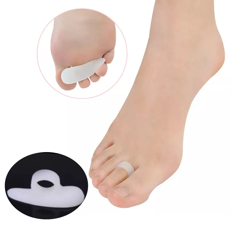 

60pieces=30pairs Bunion Corrector Gel Silicone Orthopedic Foot Care Middle Hammer Toe Support Pads Hallux Valgus Separators