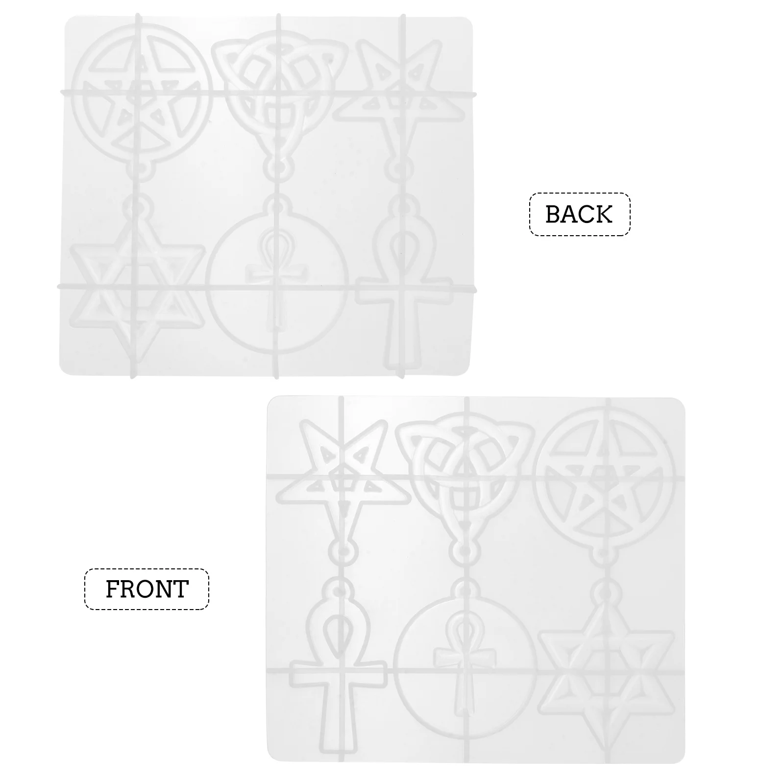 

1Pcs Star Epoxy Resin Mould Easy to Use Clean Decorative Handcraft Accessories Silicone Mould Decorative Craft Mold