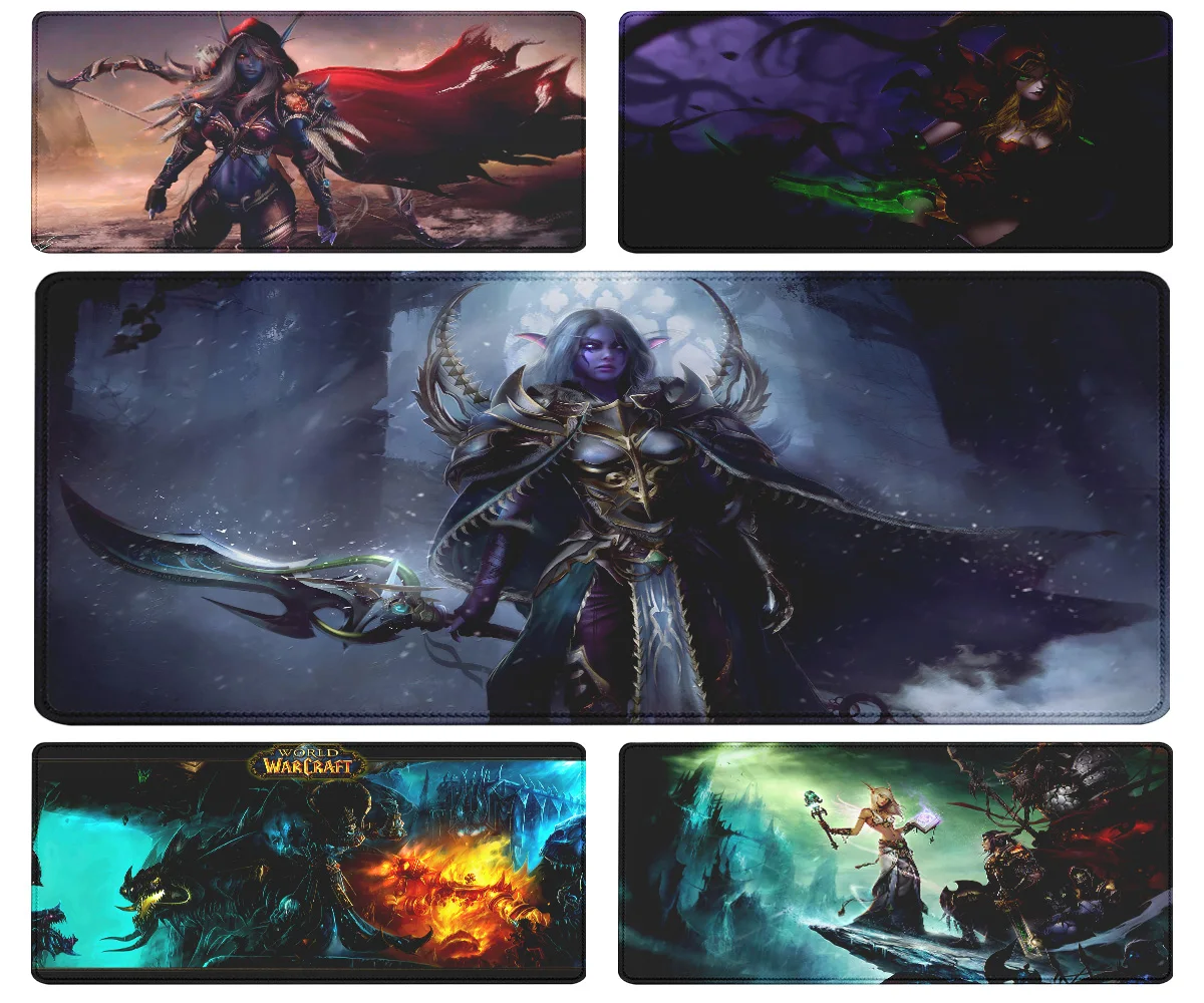 

Computer World of Warcraft Gaming teclado Mouse Pad Xxl Game Mats Deskmat Desk Mat Mousepad Gamer Mause Anime Office MousePad Pc