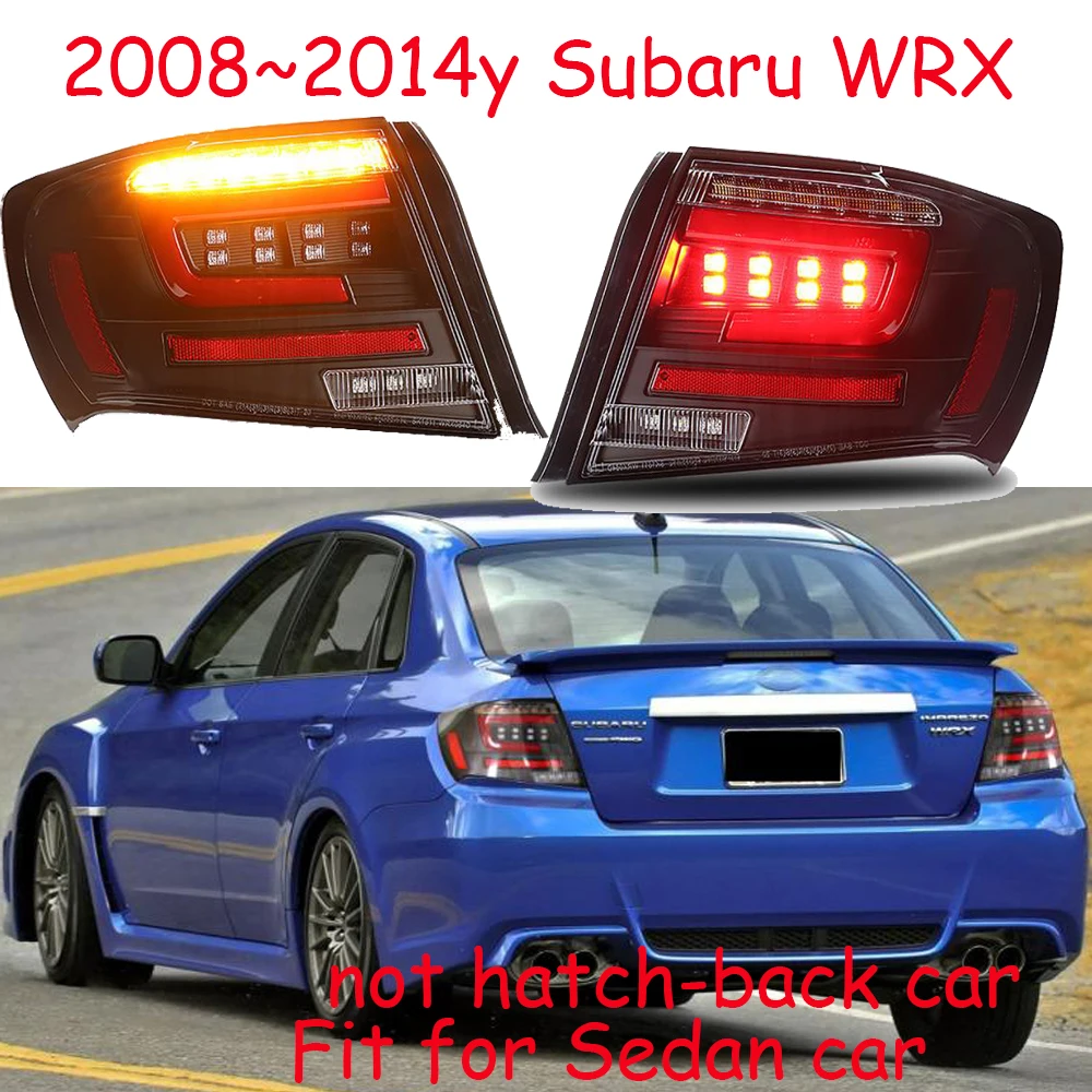

Стайлинг автомобиля седана задние фонари WRX для 2008 ~ 2014 лет задние фонари WRX светодиодный задний фонарь задний багажник drl + тормоз + обратный + сигнал поворота