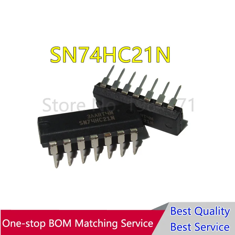 25PCS SN74HC21N 74HC21 New