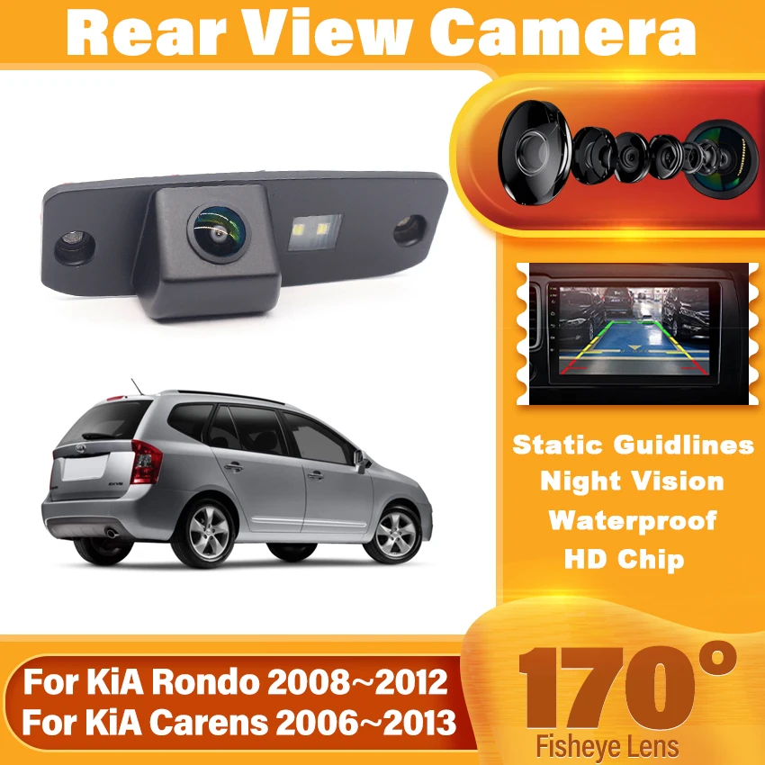 

Автомобильная камера заднего вида, парковочная камера заднего вида CCD Full HD, высокое качество RCA для KiA Rondo 2008 ~ 2012 Carens 2006 ~ 2011 2012 2013