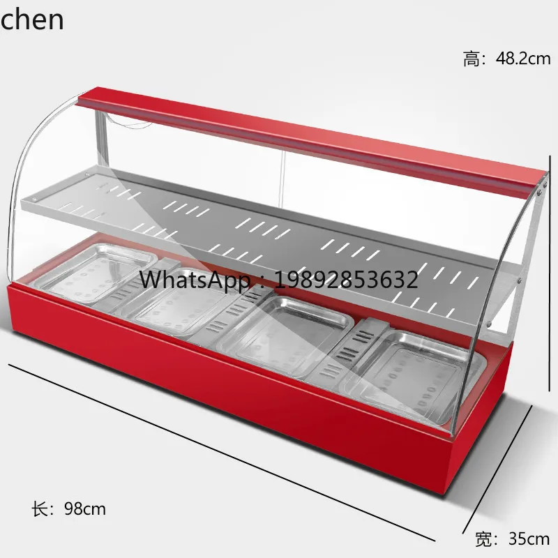 B1    Food Insulation Display Cabinet Egg Tart Fried Chicken Desktop Insulation Cabinet Insulation Box