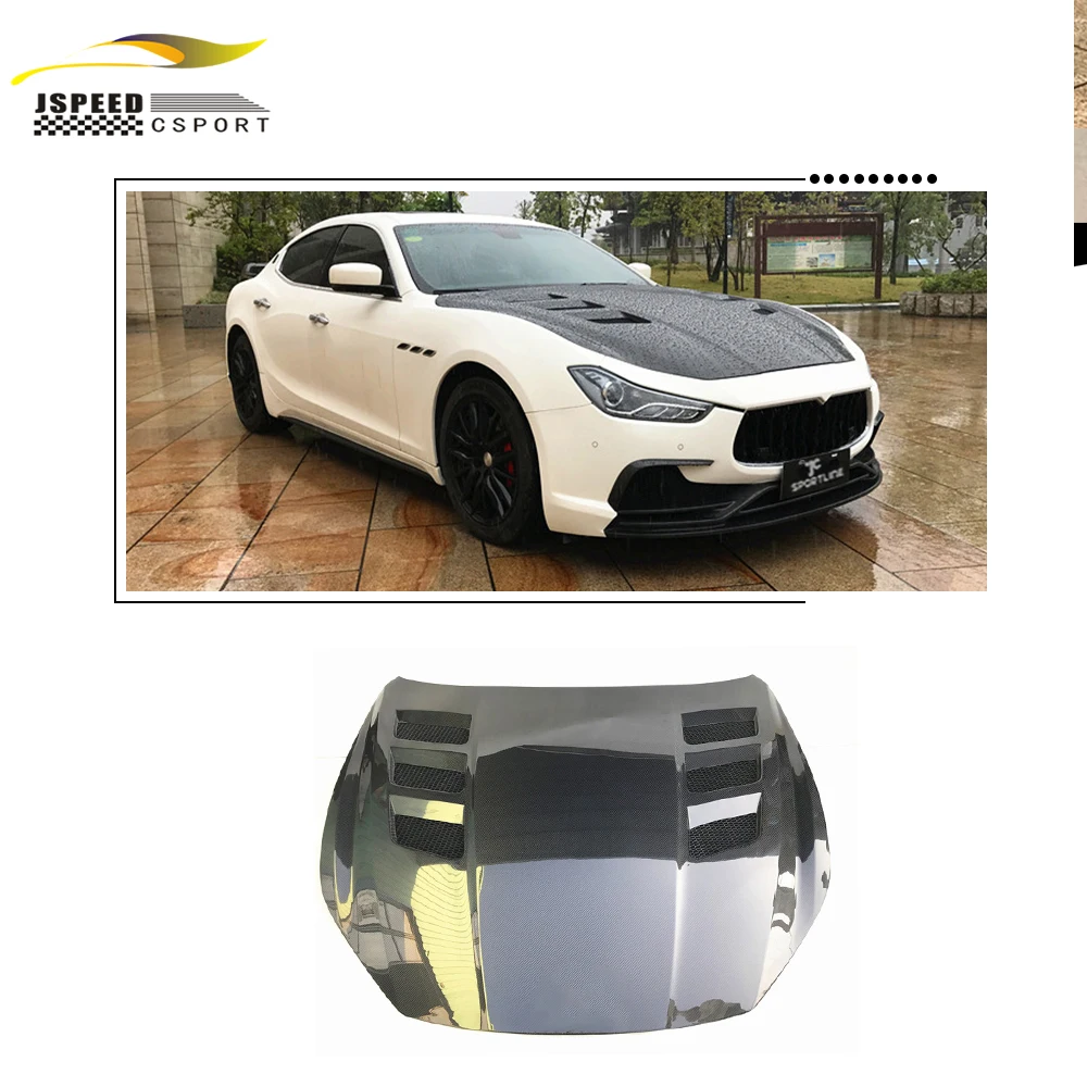 

Капот автомобиля из углеродного волокна для Maserati Ghibli Sedan 4-Door 2014-2020