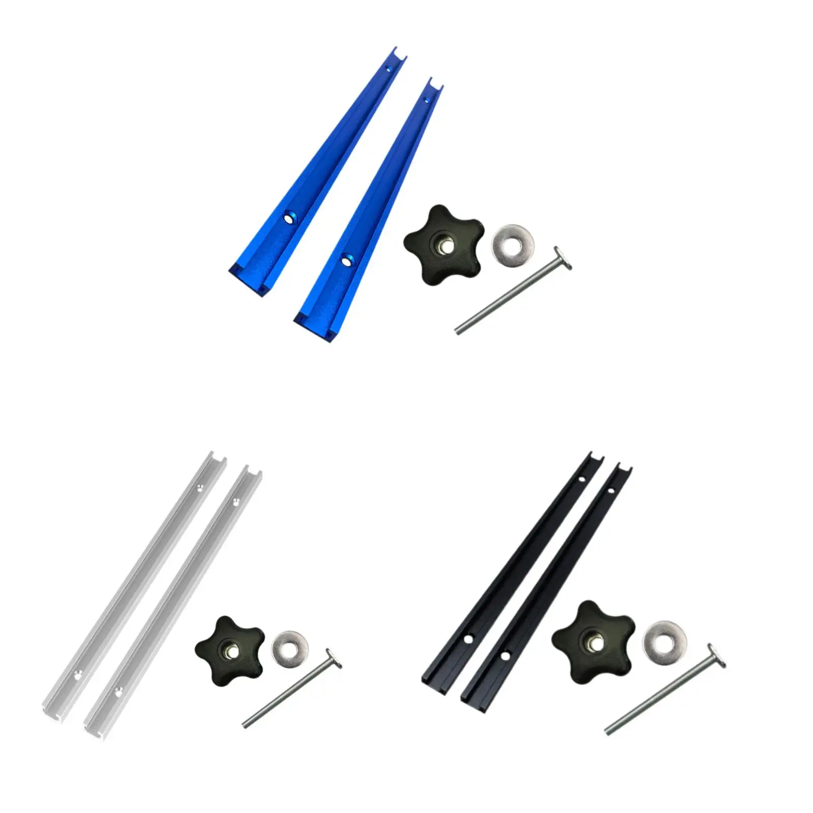 T Miter Jig Kit Fixing Slot Easy Installation Generic Accessory Aluminum