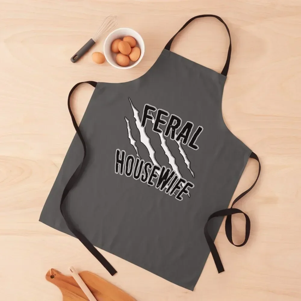 

Feral HouseWife Apron christmas decoration New year's for home useful pieces Cooking Apron