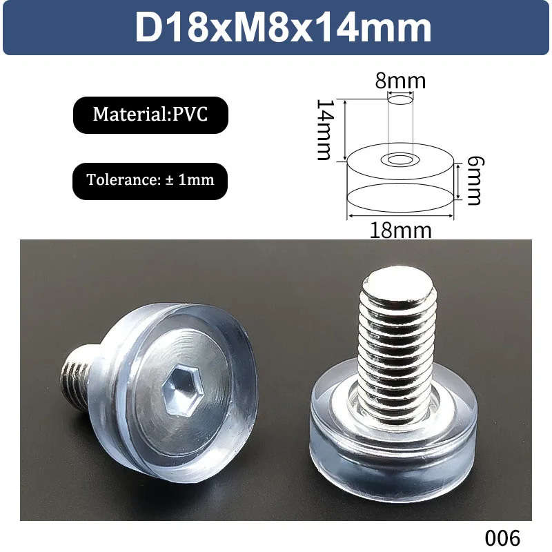 M8 Screw Adjustable Foot Chair Feet, Table Feet, Foot Adjustment Screws, Furniture Feet Pads, Rack Feet Pads