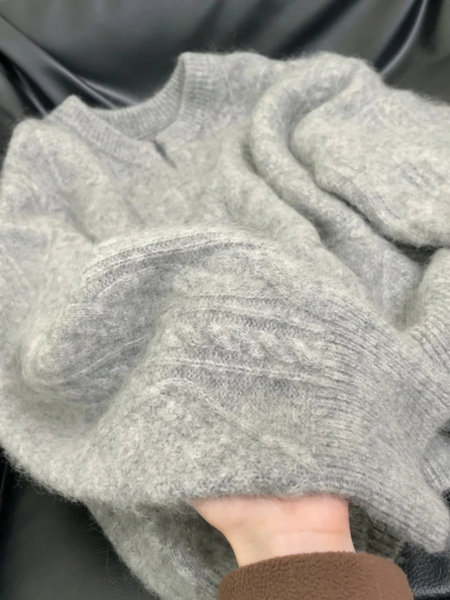 

Sweaters Jumpers Pullovers Women Gold Autumn Clothes Women Fair Isle Hem Western Turtleneck Fleece Art Woolens Knitted Cashmere