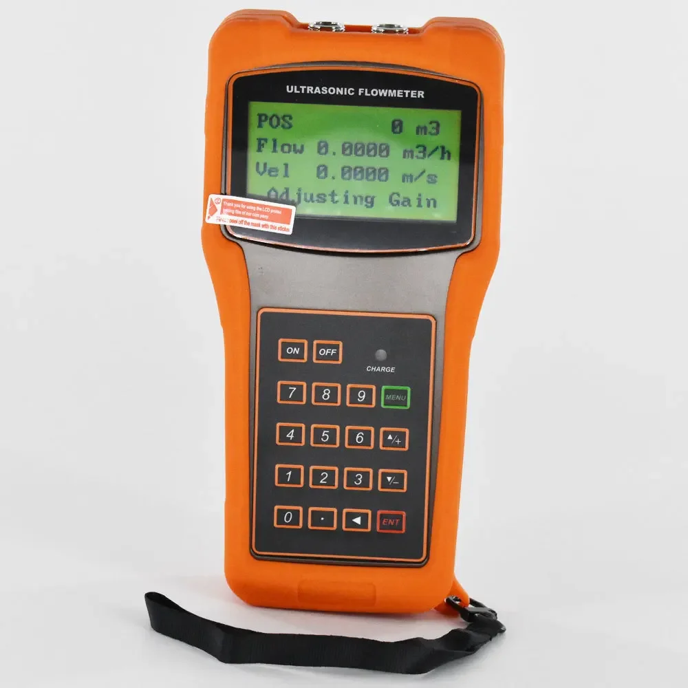 Handheld Ultrasonic Water Flowmeter TUF-2000H DN50mm~700mm Digital Portable flow meter TM-1 Transducer