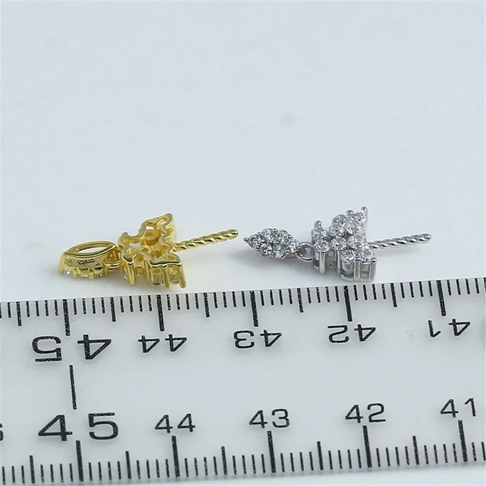 

Подвеска из стерлингового серебра 925 пробы с жемчугом, DIY пустая ободок, чашка, ювелирные изделия для рукоделия, фурнитура для подвески с полыми зубцами