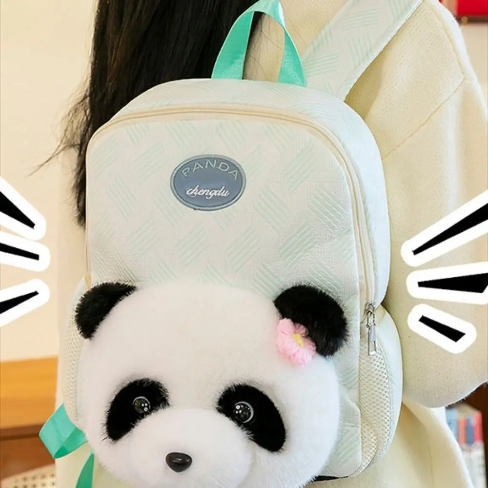 

Panda Shape School Backpack Cartoon Cute Children's Panda Backpack Breathable Fashion Panda Primary School Bags