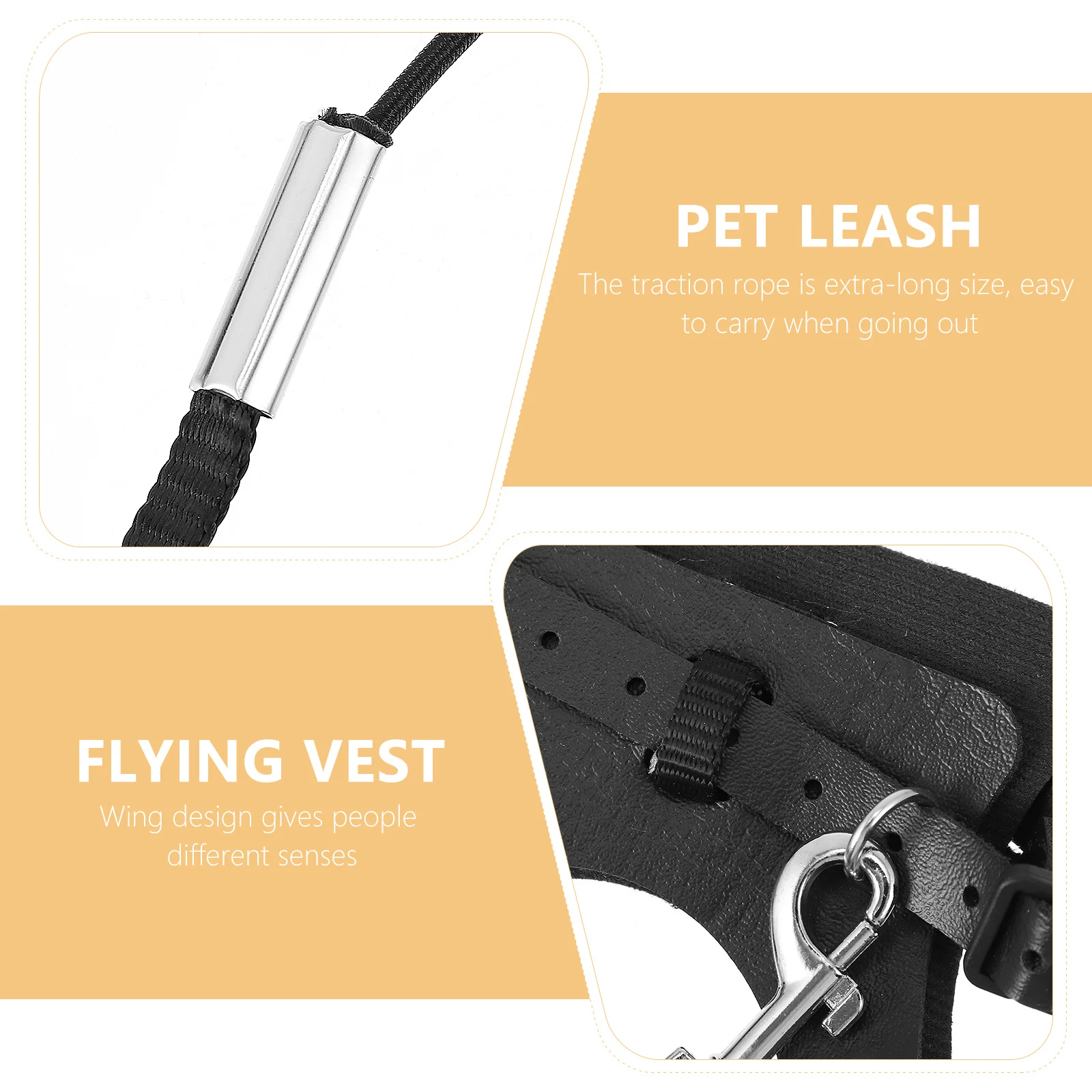 

Adjustable Parrot Flying Vest Harness Leash Outdoor Training Safe Durable Easy on Off Comfortable Bird Accessory