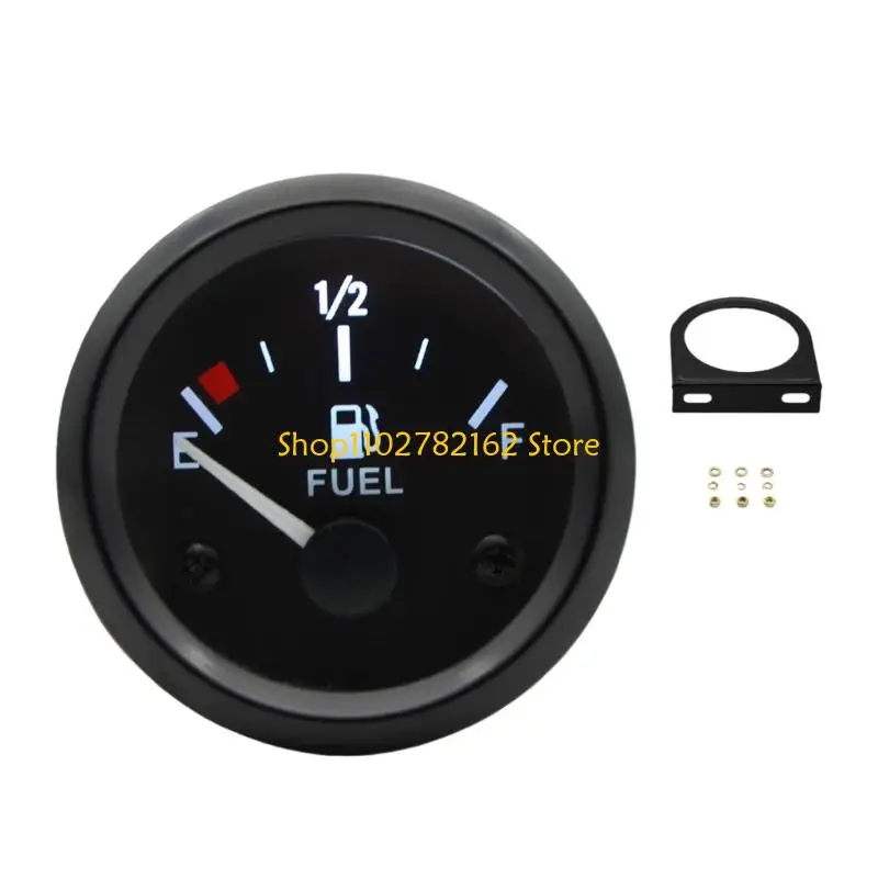 547B Universal 12V Car Motorcycle Gauge LED Display Waterproof Level Meter
