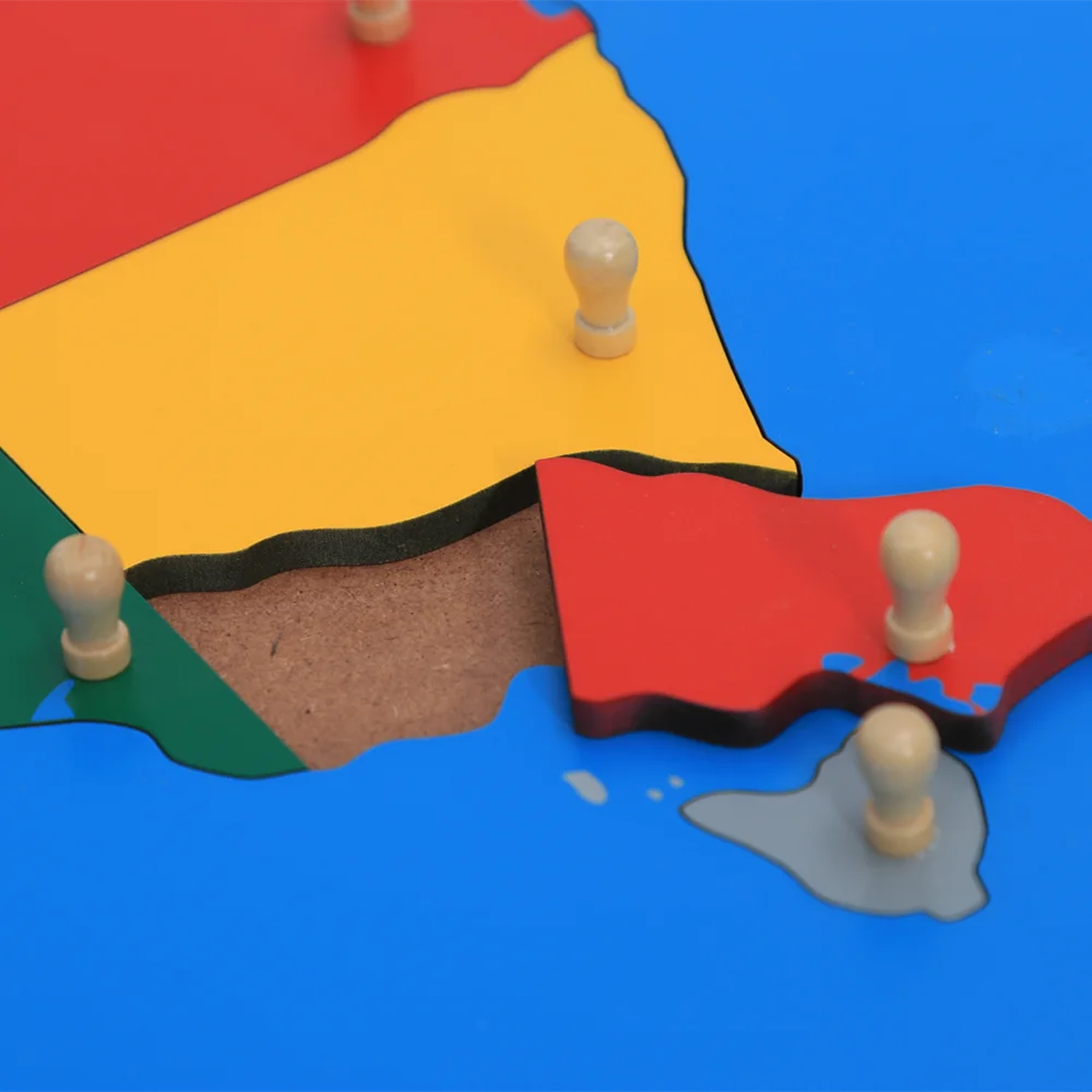 ปริศนาไม้แผนที่ออสเตรเลีย Mont - Kids Education In Australia บทวิจารณ์และราคา