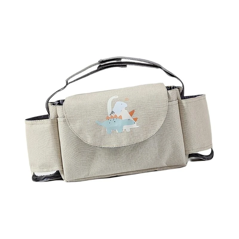 

J15U Watertight Prams Organizes Bag Portable Diaper Storage with Bottle Holder Diaper Holder Bag for Travel & Everyday Use