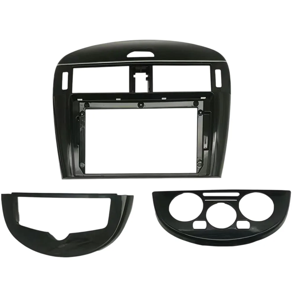 9Inch Dash Fitting Fascia Panel Adapter For NISSAN Pulsar 2015-2018 Manual Auto AC Android GPS Radio Mount Frame