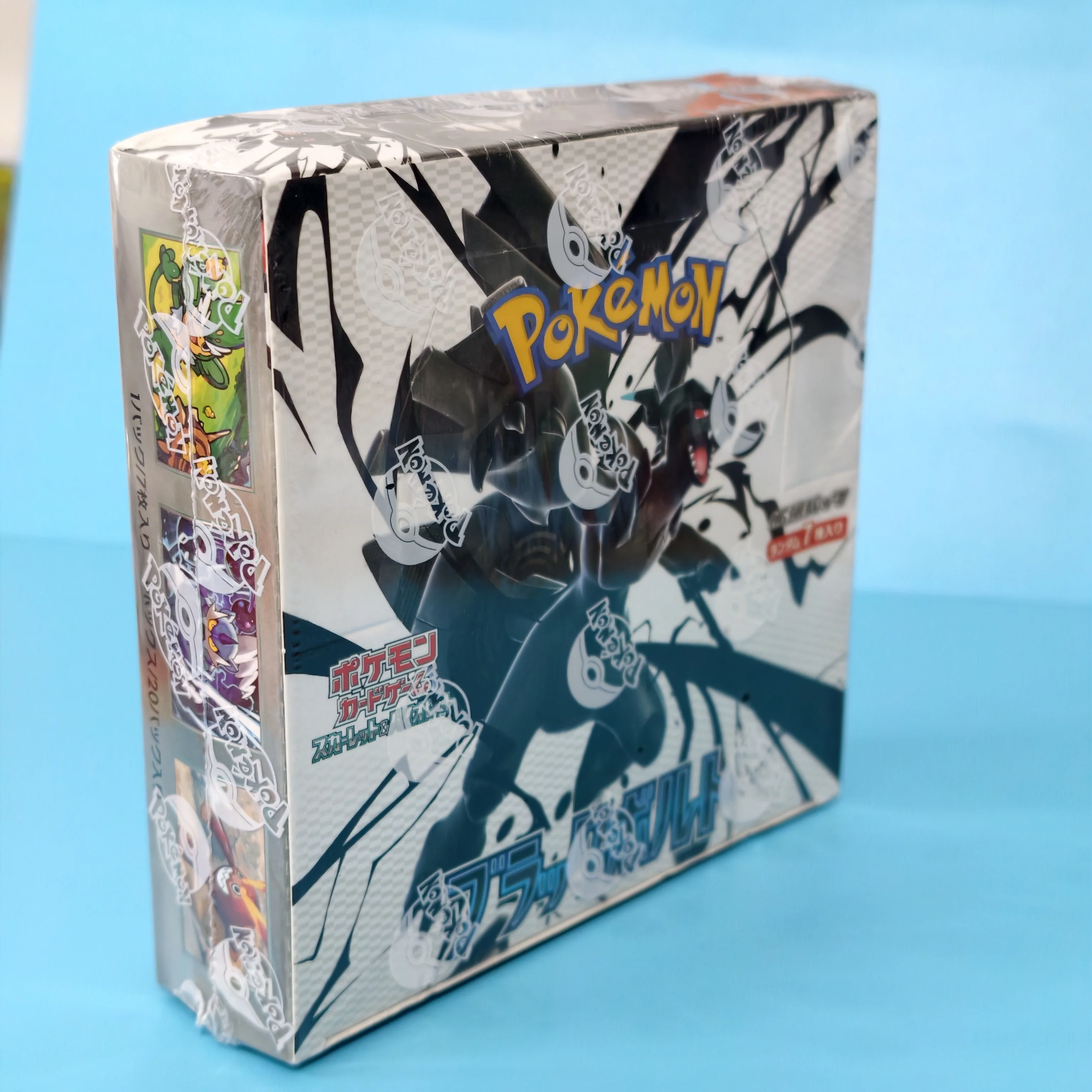 1Box PKM TCG Game Collection Foil Card Japanese SV11B Black Bolt & SV11W White Flare Booster Box DIY Self Made Cards