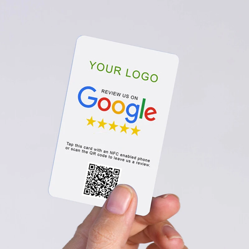 Imagem -02 - Impressão Personalizada Nfc Cards Google Reports 200 Pcs