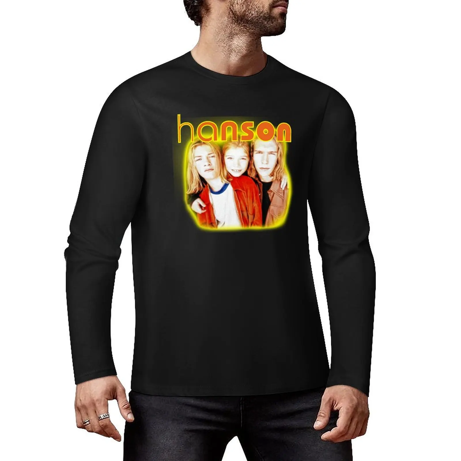 HANSON Long T-Shirt boys animal print shirt custom t shirts t shirts for men pack