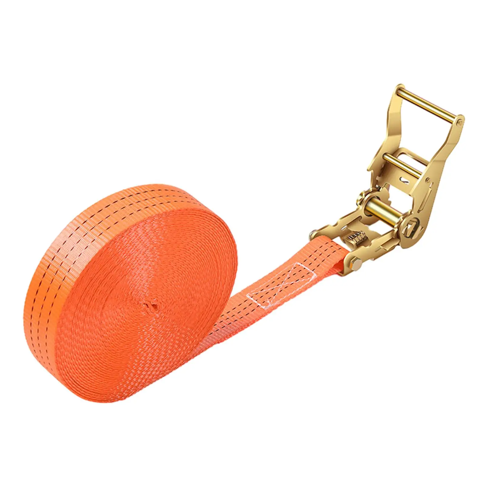 

Cargo Ratchet Straps Tie Down Straps Orange 1.6inch Wide for Truck Trailers