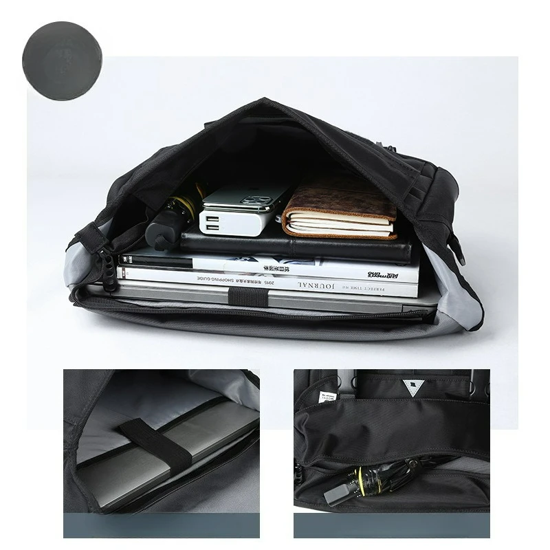 2025 جديد الرجال الكتف حقائب كروسبودي حقيبة ساعي دراجة نارية حبال حزمة متعددة جيب التكتيكية حقيبة صدر للرجال Daypack #3